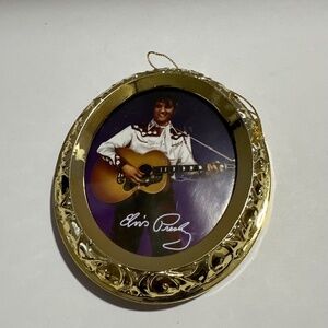Elvis Presley Picture Frame Ornament with a printed/facsimile signature